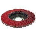 Weiler 4-1/2" Tiger Ceramic Abrasive Flap Disc, Conical (TY29), 36C, 7/8" 50100